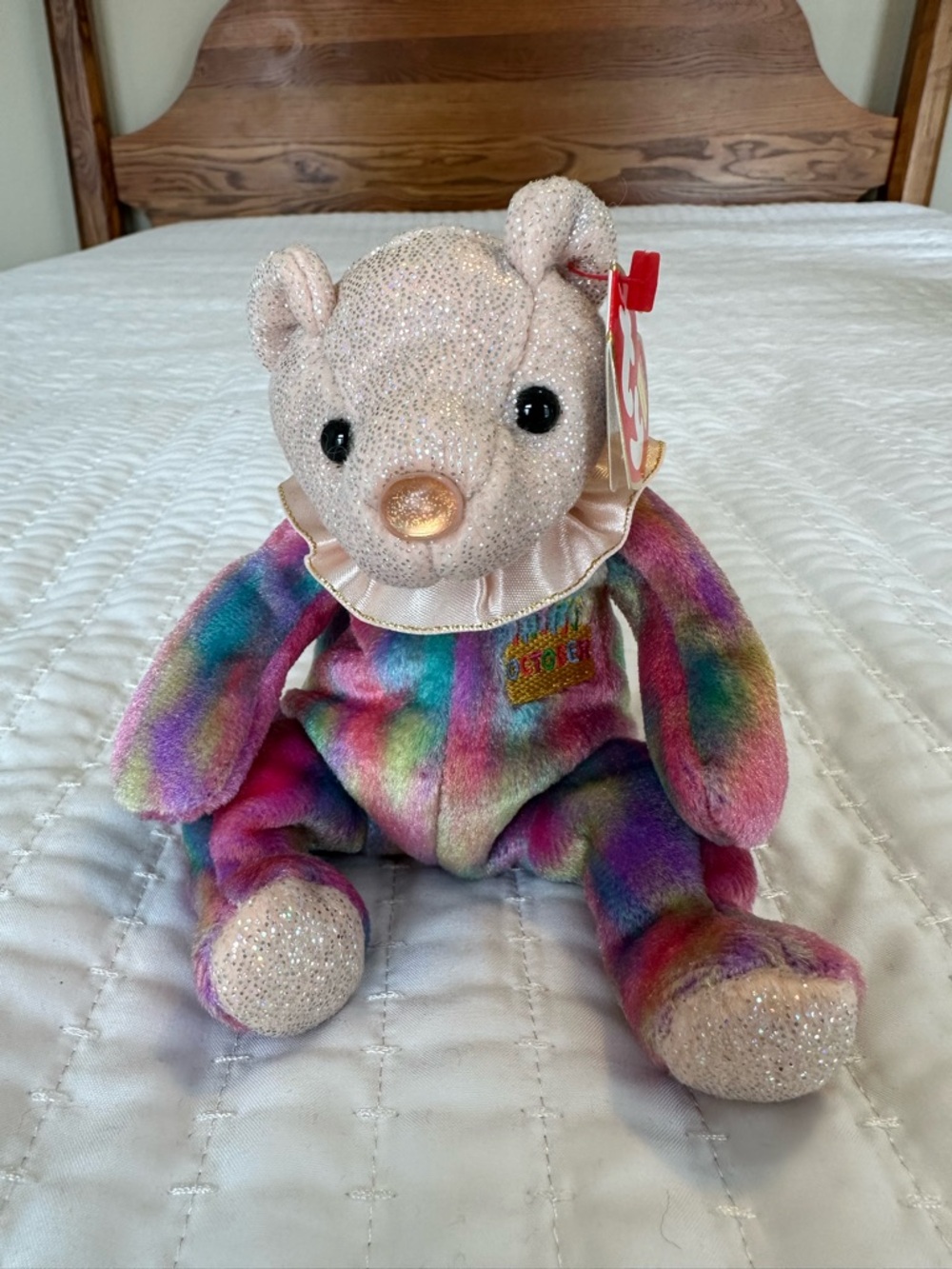 October Birthday Month Beanie Baby Bear